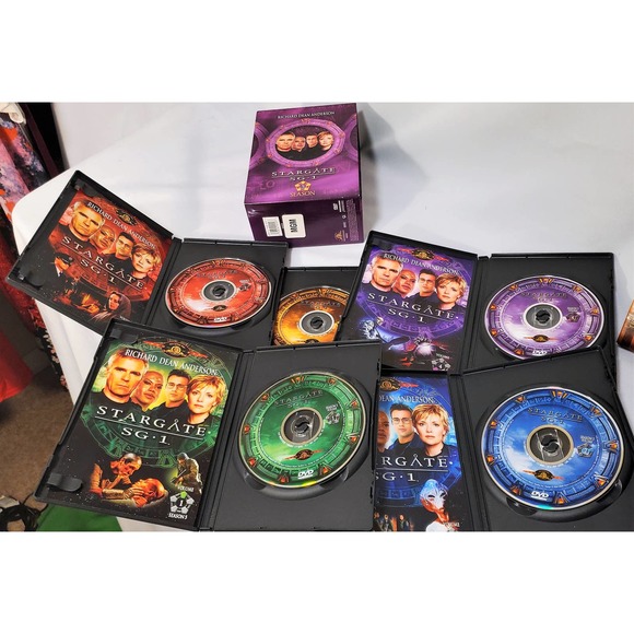 Stargate  TV Series DVD Seasons 1, 2 and 5 SG-1 Complete season - Picture 6 of 7